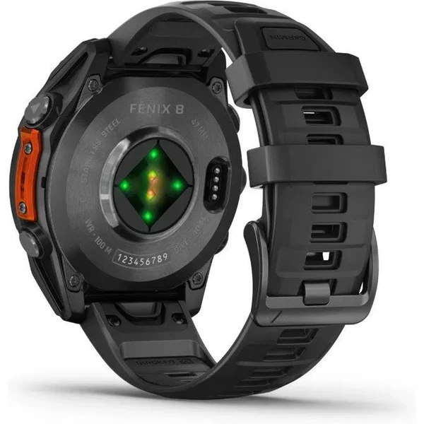 Garmin Fenix 8 AMOLED 47mm šedý/čierny remienok - Inteligentné hodinky - Obrázok D5J7000P01
