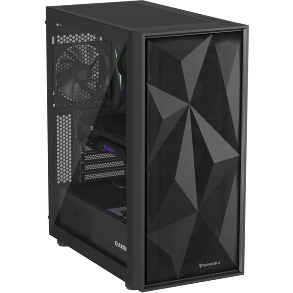 Genesis Diaxid 605F čierna - Počítačové skrine - Obrázok D5P4000P01