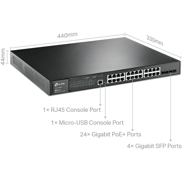 TP-Link TL-SG3428MP switch - Switche - Obrázok D5XY600301
