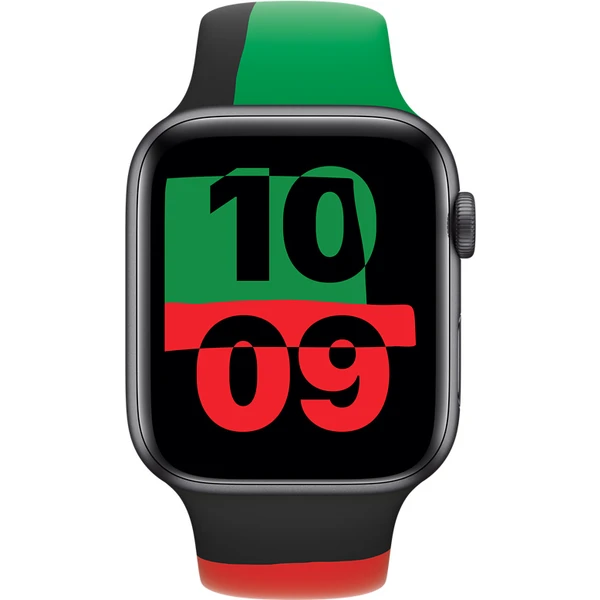 Apple Watch 49/45/44/42mm športový remienok Black Unity S/M - Remienky - Obrázok D629000601