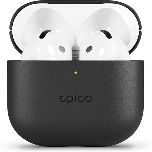 Epico kožený kryt pre Apple Airpods 4 čierny - Puzdra - Obrázok D6C9000K01