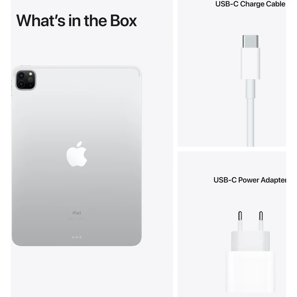 Apple iPad Pro 11" 256 GB Wi-Fi strieborný (2021) (Kategória A) - Tablety - Obrázok D6EFF00101