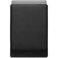 Woolnut kožené Sleeve púzdro pre 16" MacBook Pro čierne - Puzdra