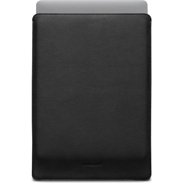 Woolnut kožené Sleeve púzdro pre 16" MacBook Pro čierne - Puzdra - Hlavný obrázok