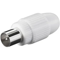 PremiumCord TV antenný konektor IEC priamy-M, 75 Ohm - Konektory