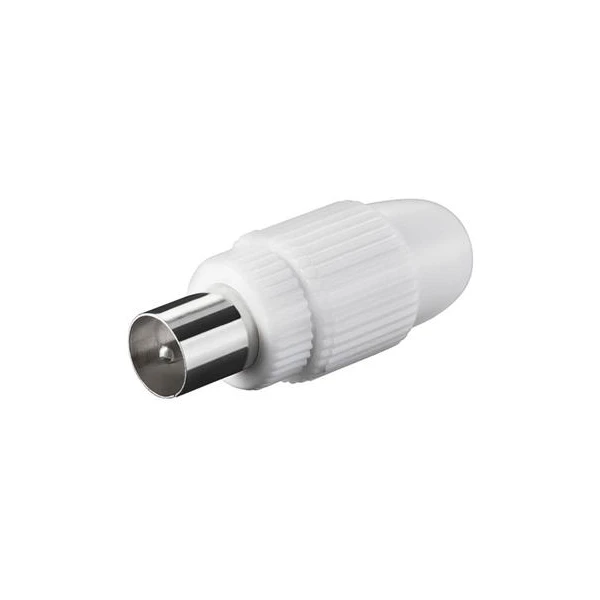 PremiumCord TV antenný konektor IEC priamy-M, 75 Ohm - Konektory - Hlavný obrázok