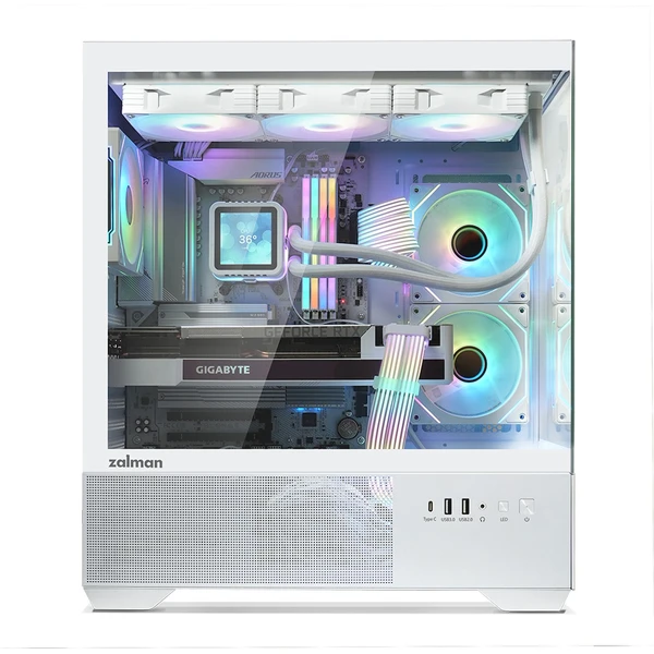 ZALMAN Chronix biela - Počítačové skrine - Obrázok D77K000K01
