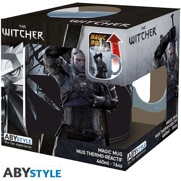 Hrnček Zaklínač - Geralt a Ciri 460 ml (meniaci sa motív) - Hrnčeky - Obrázok D78T100501