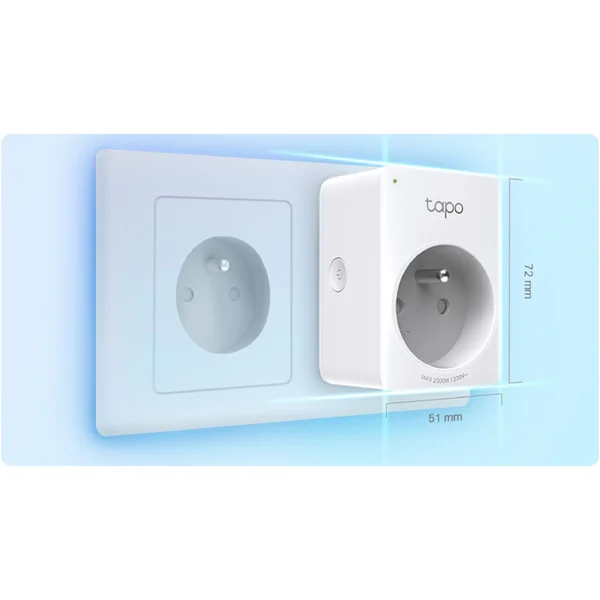 TP-Link Tapo P110 múdra zásuvka WiFi - Inteligentné zásuvky - Obrázok D7UJF00101