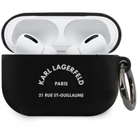 Karl Lagerfeld Rue St Guillaume puzdro Airpods Pro čierne - Puzdra