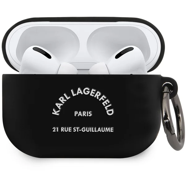 Karl Lagerfeld Rue St Guillaume puzdro Airpods Pro čierne - Puzdra - Hlavný obrázok