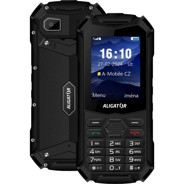 ALIGATOR R35 eXtremo čierny - Mobilné telefóny - Hlavný obrázok