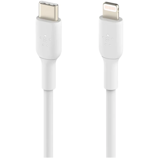 Belkin BOOST Charge USB-C/Lightning napájací kábel 1m biely - Káble a redukcie - Obrázok D889400301