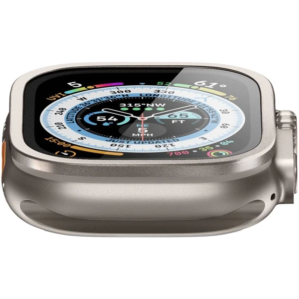 Spigen Glass tR Slim Pro 1 Pack tvrdené sklo Apple Watch Ultra 49mm sivé - Ochranné fólie a sklo - Obrázok D8JA000601