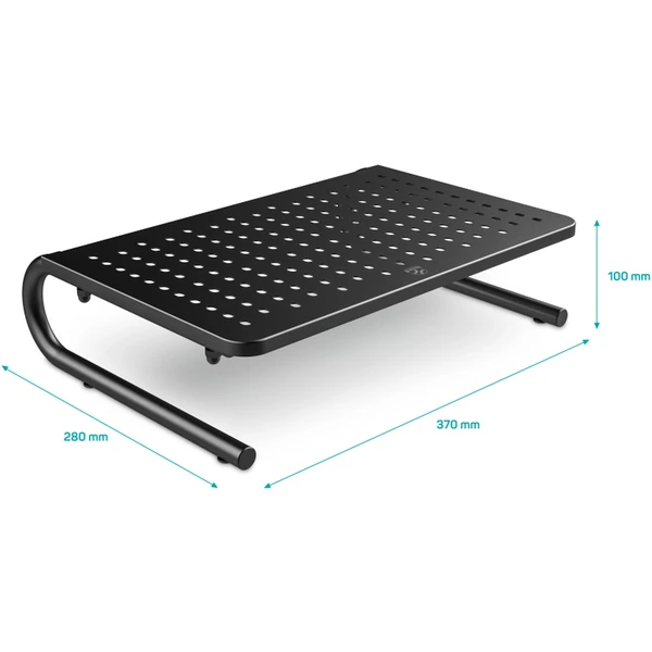 CONNECT IT FOR HEALTH Podstavec pod monitor/notebook čierna - Podstavce - Obrázok D8N0000P01