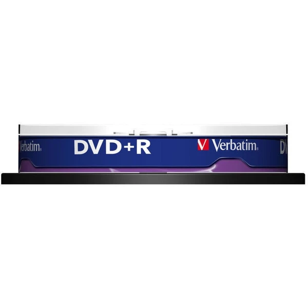 VERBATIM DVD+R(10 ks)Spindle/General Retail/16x/4.7GB - Optické disky - Obrázok D8P2000P01