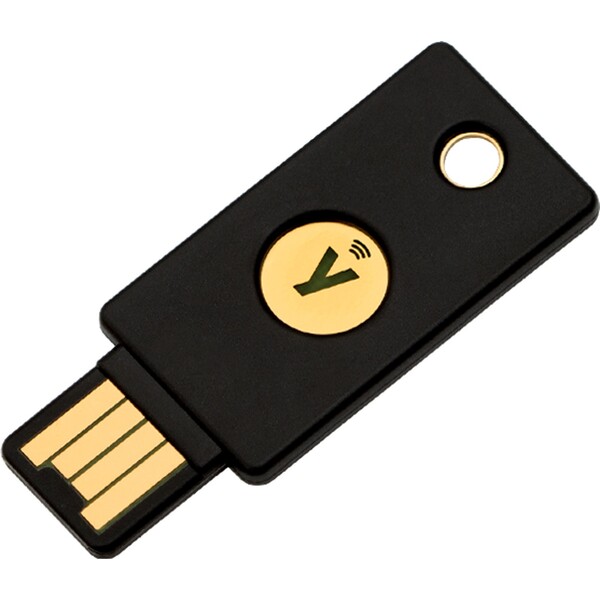 YubiKey 5 NFC - USB-A, kľúč/token s viacfaktorovou autentizáciou