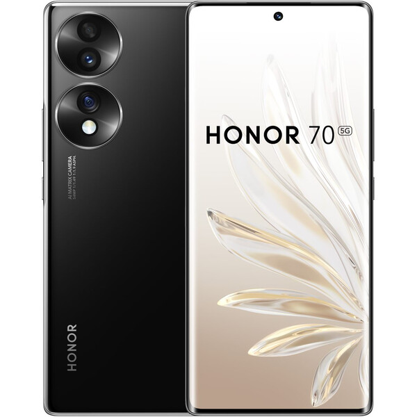 HONOR 70 Smartphone 5G, OLED 6,67, 8GB, 256GB, Android 12 GMS, Wi-Fi,  Midnight Black : : Electrónica