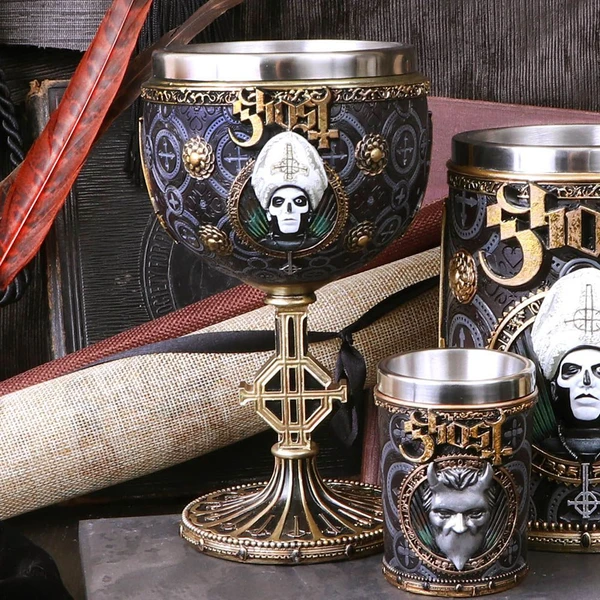 Kalich Nemesis Now Ghost - Gold Meliora 19 cm - Hrnčeky - Obrázok D9EE000K01