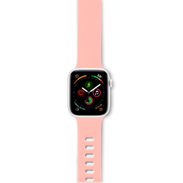 EPICO Silicone remienok Apple Watch 42/44mm ružový - Remienky - Hlavný obrázok