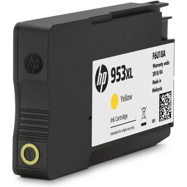 HP F6U18AE č. 953XL Žltá originálna - Cartridge - Obrázok D9PG100501