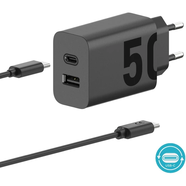 Motorola Usb Key Motorola TurboPower nabíjačka 50W Duo USB-C + USB-A s USB-C káblom ...
