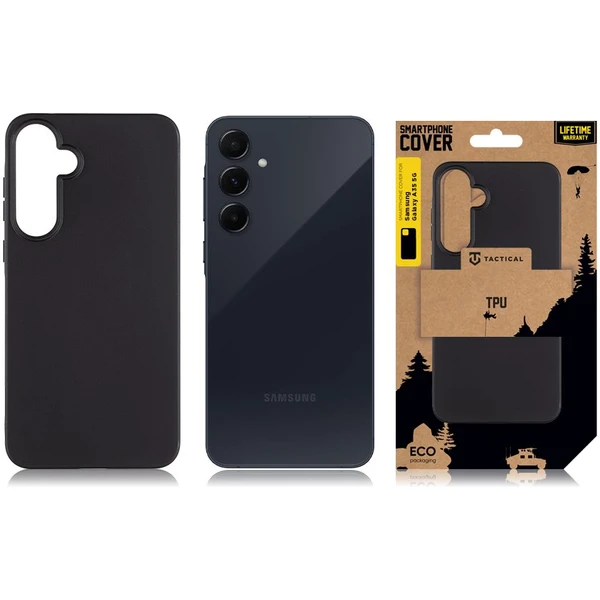 Tactical TPU Kryt Samsung Galaxy A35 5G čierny - Puzdra - Obrázok DA83000K01