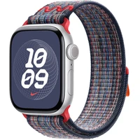 Apple Watch 41/40/38mm modro-červený prevliekací športový remienok Nike - Remienky