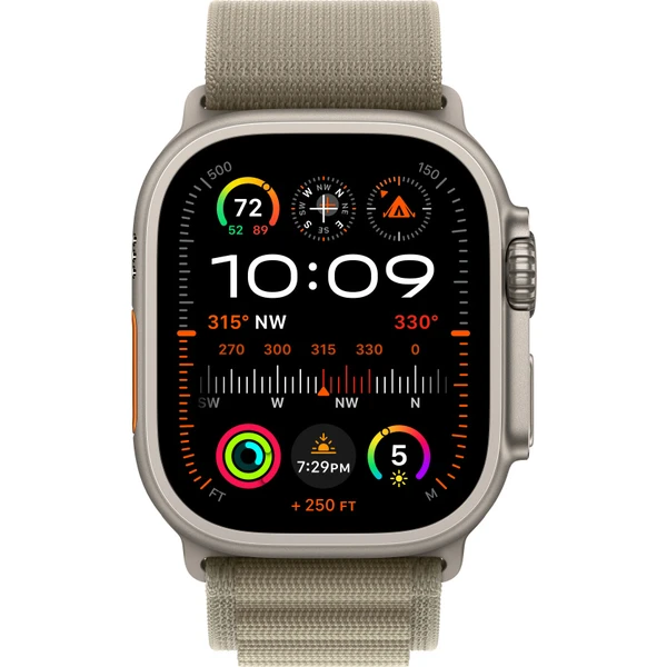 Apple Watch 49/45/44/42mm olivový Alpský ťah malý - Remienky - Obrázok DABS100501