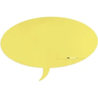 Rocada Skin Shape Talk 6441-1016 magnetická tabuľa sírová žltá RAL 1016 - Magnetické tabule
