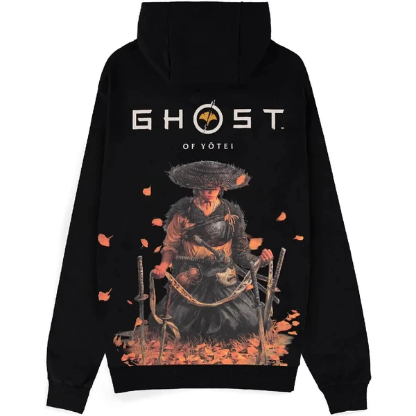 Ghost Of Yotei Kapuzenpulli - Offiziell Lizenziertes PlayStation Design Mit Atsu Motiv