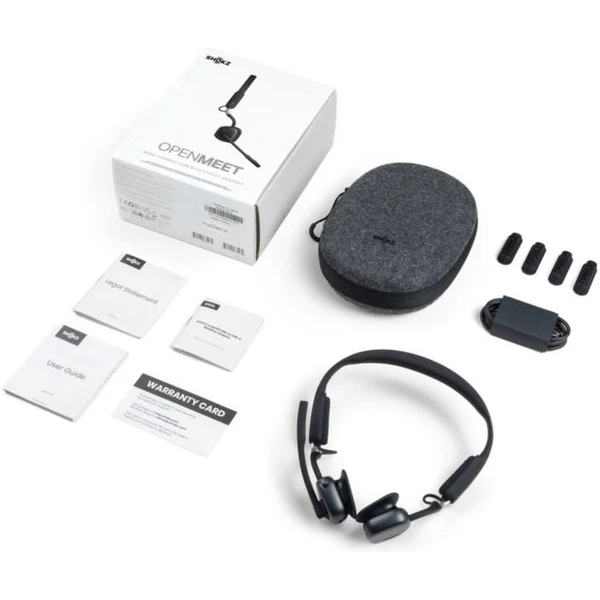 Shokz OpenMeet Bluetooth slúchadlá pred uši čierna - Slúchadlá - Obrázok DAZE000J01