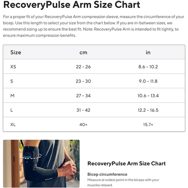 Therabody RecoveryPulse návlek na ruku S - Vychytávky - Obrázok DB76G00101