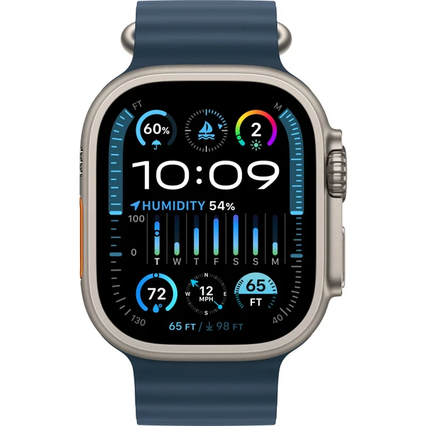 Apple Watch 49/45/44/42mm modrý Oceánsky remienok - Remienky - Obrázok DBBS100501