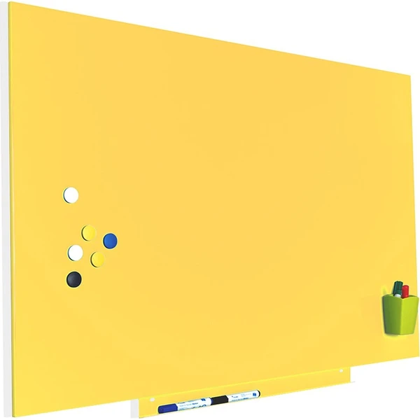 Rocada Skin Colour 6420R-1023 magnetická tabuľa žltá dopravná RAL 1023 - Magnetické tabule - Obrázok DBCN000K01