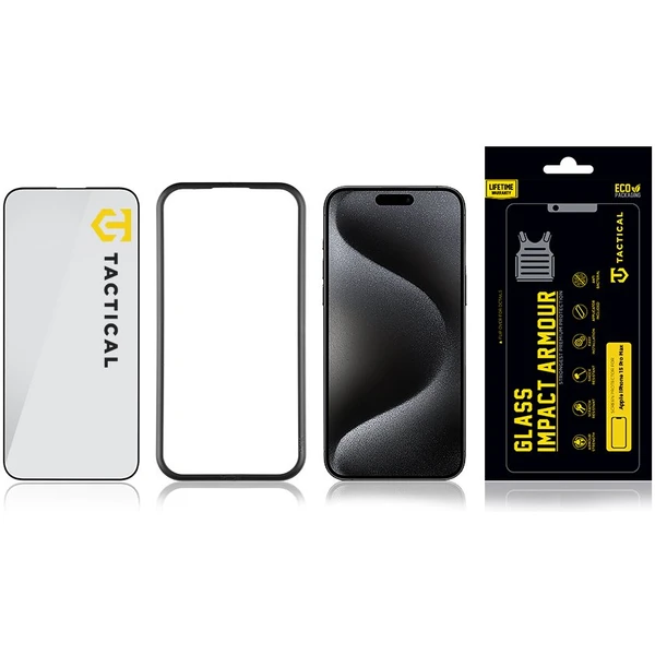 Tactical Glass Impact Armour sklo pre Apple iPhone 15 Pro Max - Ochranné fólie a sklo - Obrázok DC50000N01
