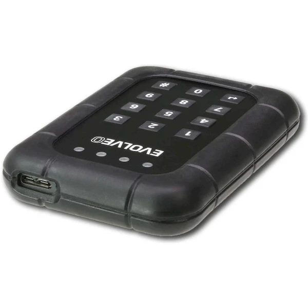EVOLVEO 2.5" Encrypt 1 externý rámček na HDD USB 3.0 - Externé boxy - Obrázok DCBJ000K01