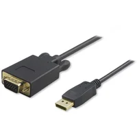 PremiumCord DisplayPort/VGA kábel 1m čierny - Káble a redukcie