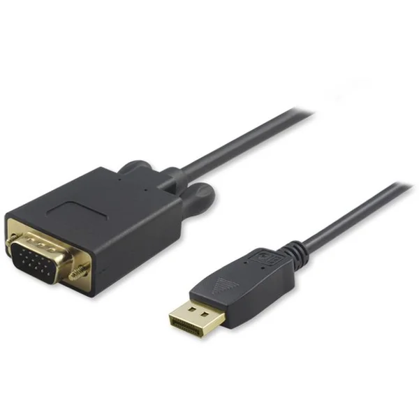 PremiumCord DisplayPort/VGA kábel 1m čierny - Káble a redukcie - Hlavný obrázok