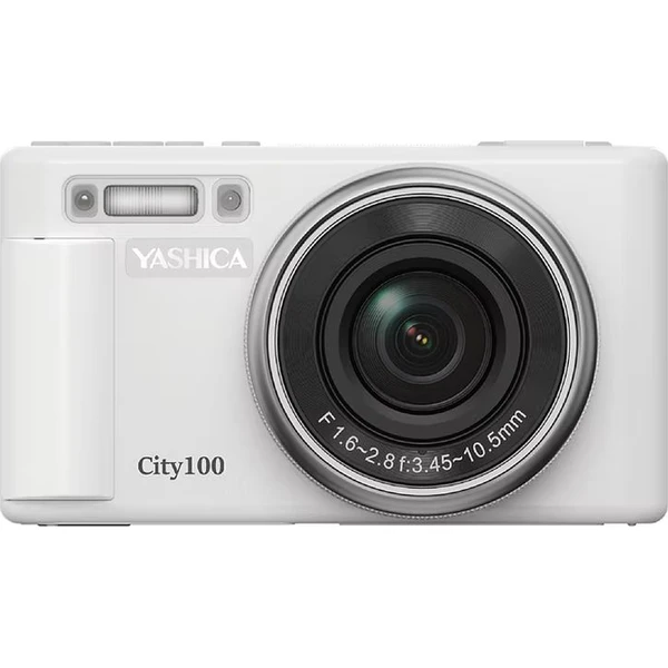 YASHICA City 100 digitálny fotoaparát biely - Fotoaparáty - Hlavný obrázok