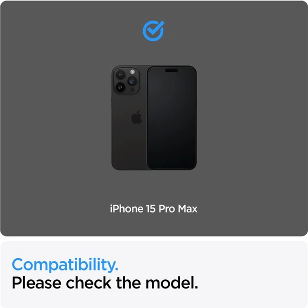 Spigen Glass tR AlignMaster 2 Pack tvrdené sklo iPhone 15 Pro Max čierne - Ochranné fólie a sklo - Obrázok DCT8000601