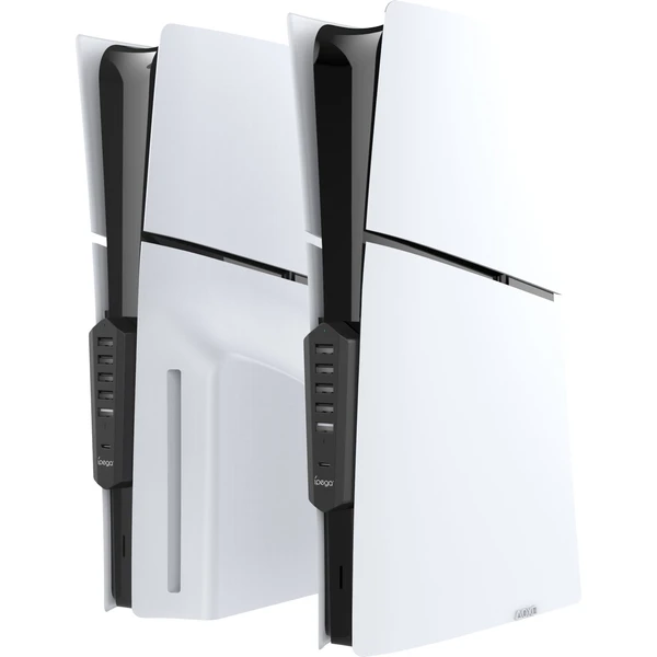iPega P5S003 USB/USB-C HUB pre PS5 Slim/PS5 Pro čierny - USB huby - Hlavný obrázok