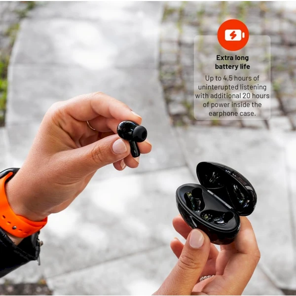 FIXED Pods Pre TWS bezdrôtové slúchadlá s ANC čierna - Slúchadlá - Obrázok DD01000L01