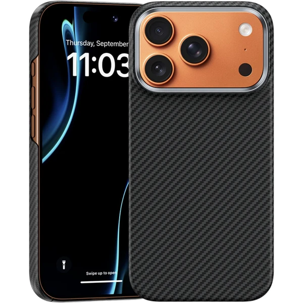 Benks ArmorAir 600D Kevlar MagSafe kryt iPhone 17 Pro Black - Puzdra - Obrázok DDCK000K01