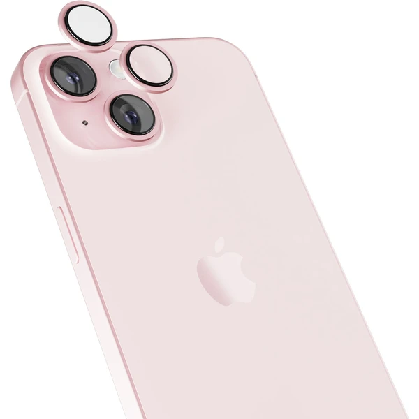 Epico hliníkové ochranné sklo na šošovky fotoaparátu pre iPhone 15/15 Plus ružová - Ochranné fólie a sklo - Obrázok DE00000K01