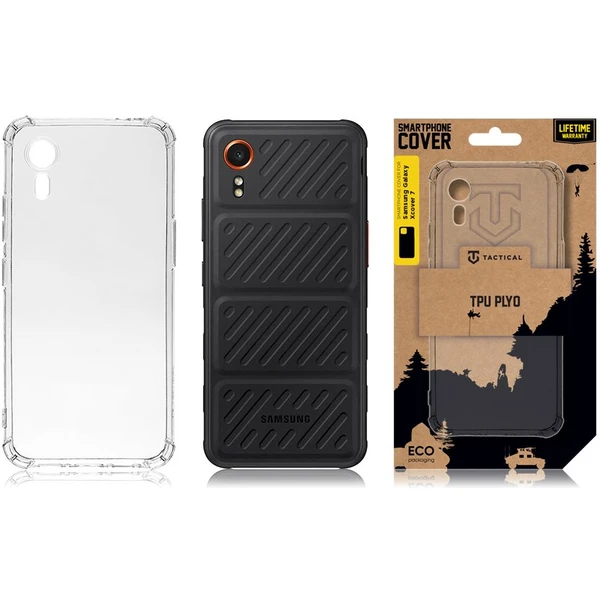 Tactical TPU Plyo Kryt Samsung Galaxy Xcover7 číry - Puzdra - Obrázok DEX3000P01