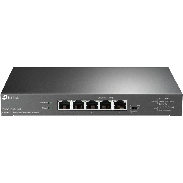 Prepínač TP-Link TL-SG105PP-M2 - Switche - Hlavný obrázok