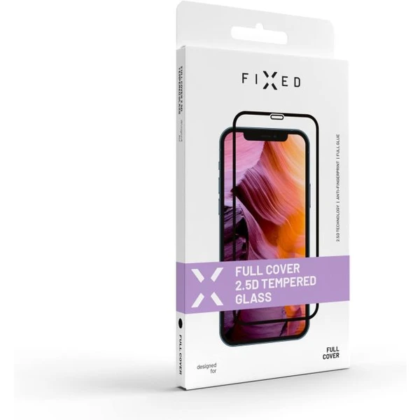 FIXED 2,5D Full-Cover tvrdené sklo Samsung Galaxy S24 Ultra čierne - Ochranné fólie a sklo - Obrázok DG71000K01