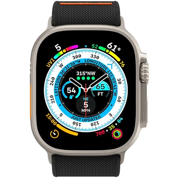 Spigen Lite Fit Ultra remienok Apple Watch 49/46/45/44/42mm čierny - Remienky - Obrázok DGN2000P01