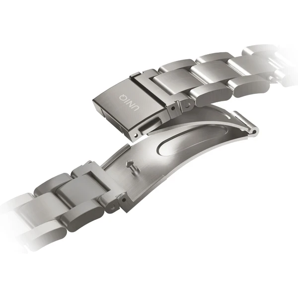 UNIQ Osta článkový oceľový remienok Apple Watch 49/46/45/44/42mm strieborný - Remienky - Obrázok DH00000K01